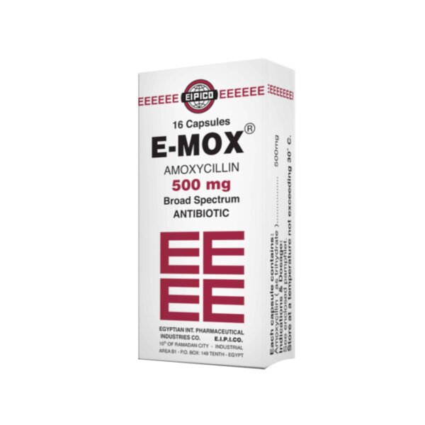 E Mox 500Mg 16 Capsules