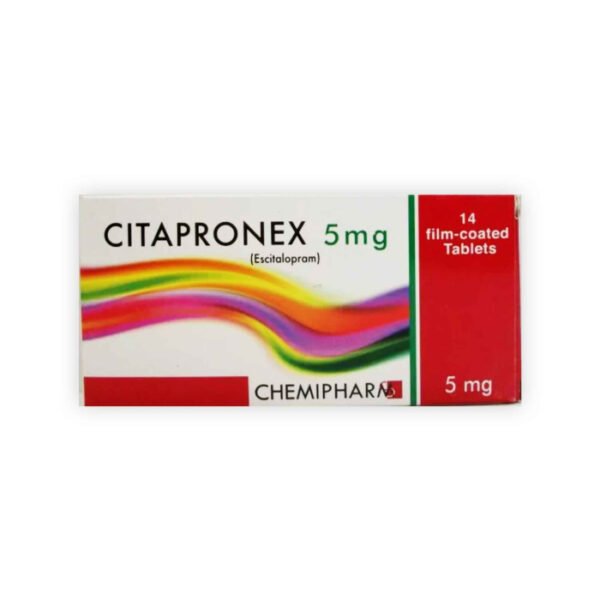 CITAPRONEX 5 MG 14 F.C.TABS.