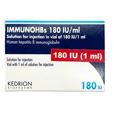 IMMUNOHBS 180 IU/ML I.M. VIAL