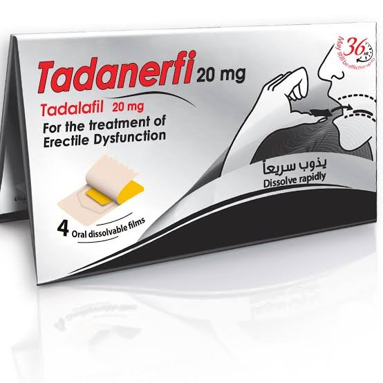 TADANERFI 20 MG 4 ORODISPERSIBLE FILMS