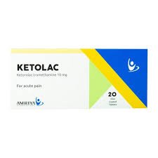 KETOLAC 10 MG 20 TABS.