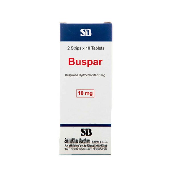 Buspar 10Mg 20 Tablets