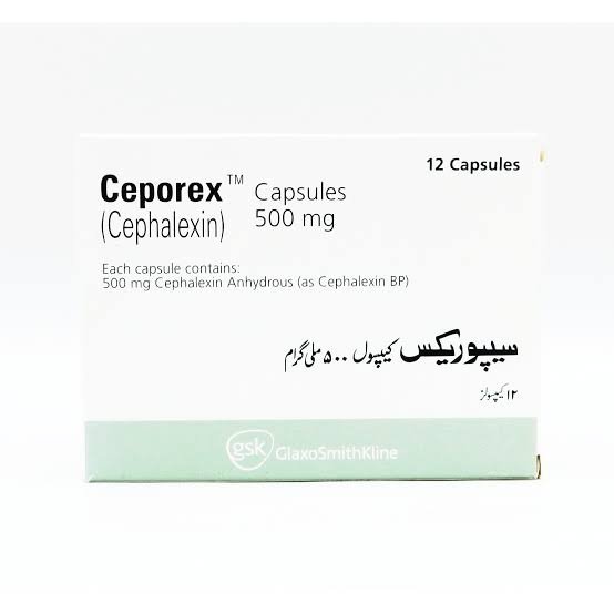 CEPOREX 500MG 12 TABS.