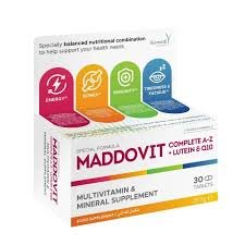 MADDOVIT COMPLETE A-Z 100 TABS.