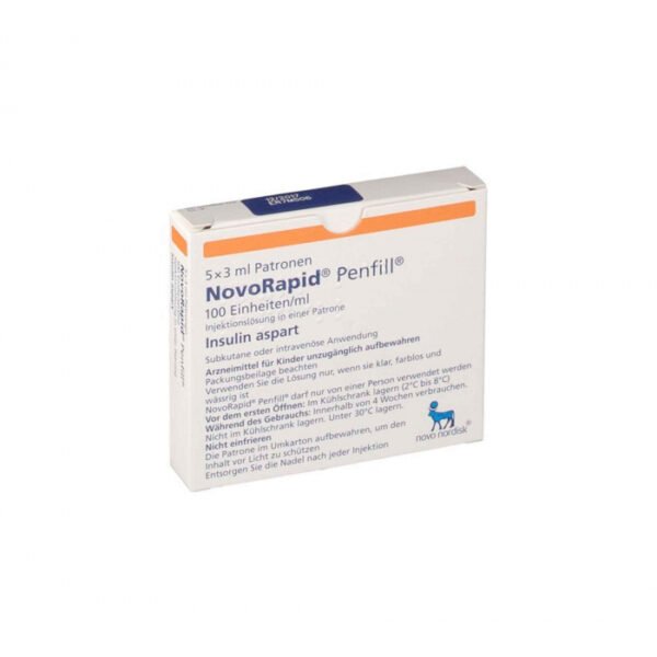 Novorapid 100Iu 3Ml 5 Penfill