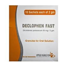 DECLOPHEN FAST 50MG GR. FOR ORAL SUSP. 10