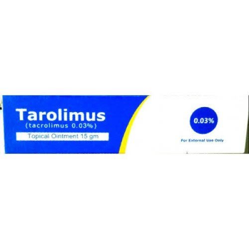 TAROLIMUS 0.03% TOPICAL OINT. 15 GM