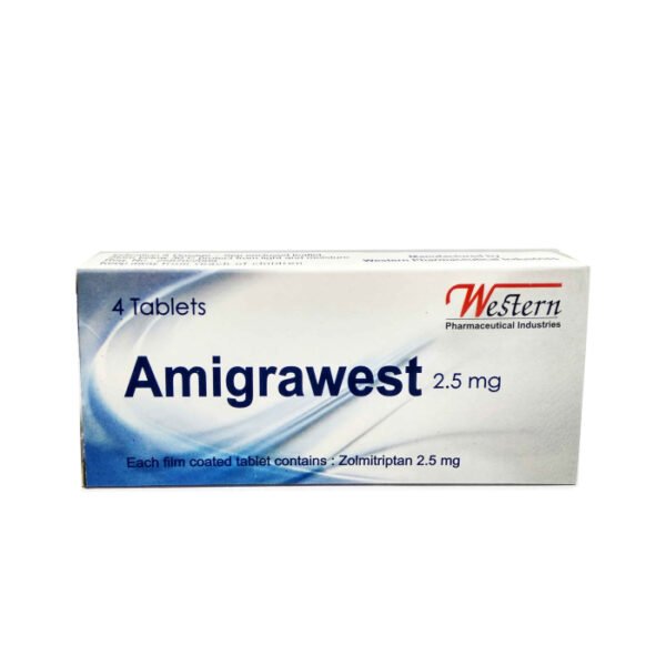 Amigrawest 2.5Mg 4 Tablets