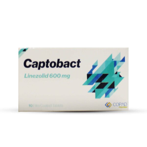 Captobact 600mg 10 Film Coated Tablets