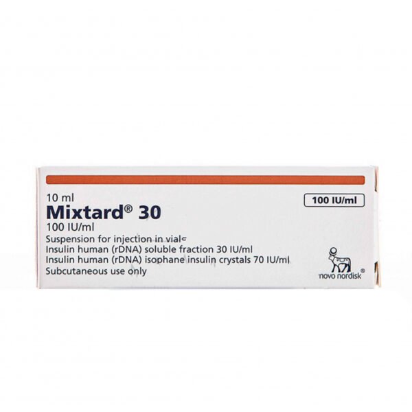 Mixtard 30Hm 100Iu 10Ml 1 Vial
