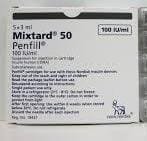 Mixtard 50Hm 100Iu 10Ml 1 Vial