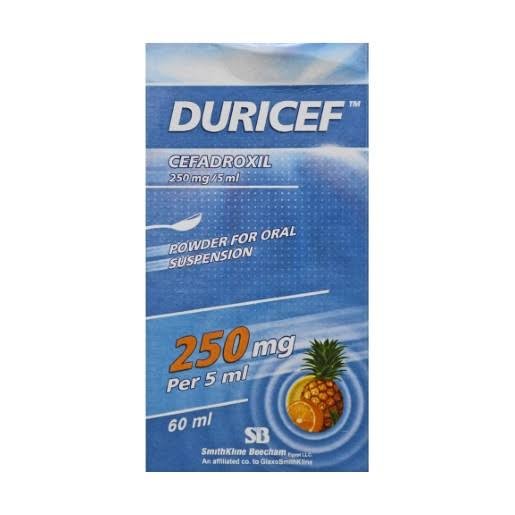 DURICEF 250 MG/5ML SUSP. 60ML