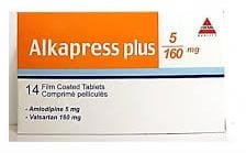 ALKAPRESS PLUS 5/160MG 14 F.C. TABS