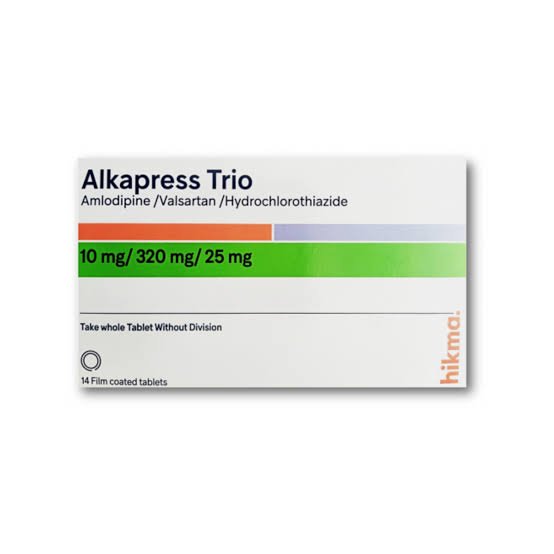 ALKAPRESS TRIO 10/320/25MG 14 F.C. TABS.