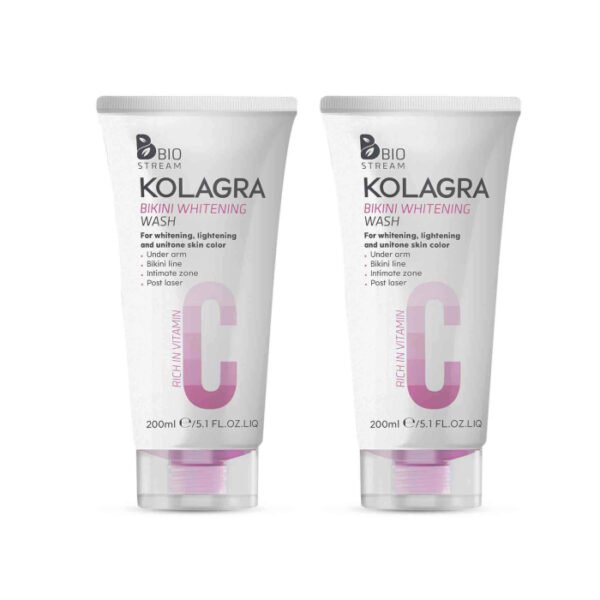 Kolagra Vitamin C Bikini Whitening Wash 200ml 1+1 Free