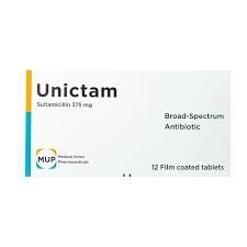 UNICTAM 375 MG 12 TABS.