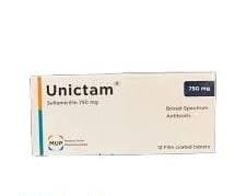 UNICTAM 750MG 12 TABS.