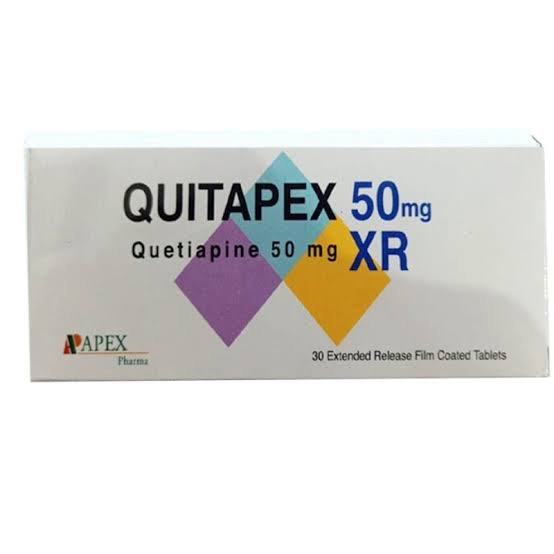 QUITAPEX 50 MG XR 30 F.C.TABS.