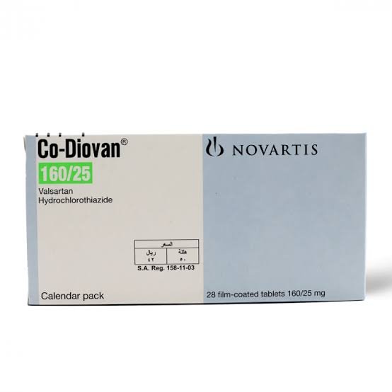 Co Diovan 160/25Mg 10 Tablets