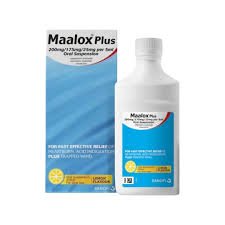 MAALOX PLUS (LEMON FLAVOURED) ORAL SUSP. 355