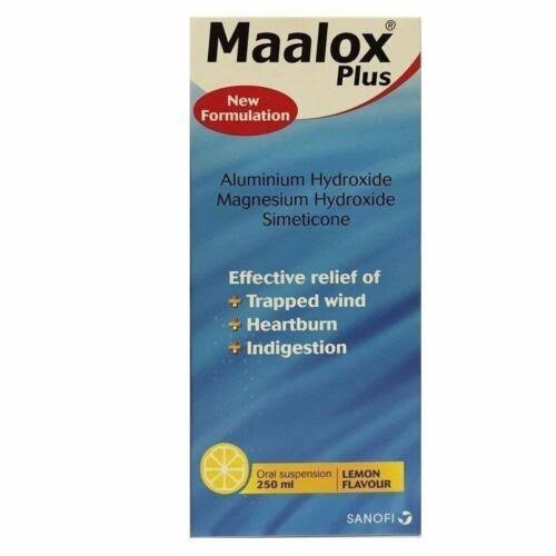 MAALOX PLUS ORAL SUSP. 250 ML