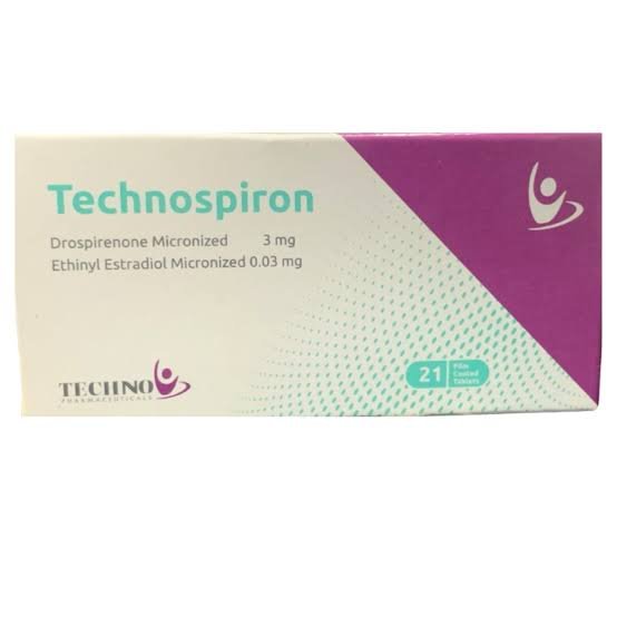 Technospiron 0.03/3Mg 21 Tablets