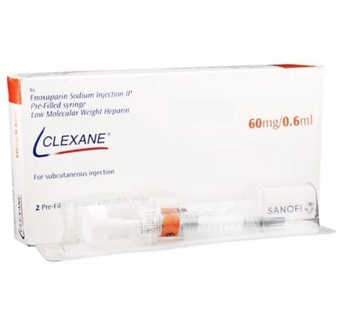 CLEXANE 60MG/0.6ML 2 PREFILLED SYRINGES