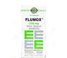 FLUMOX 250 MG 12 CAPS.