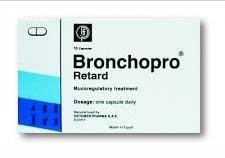 BRONCHOPRO RETARD 75 MG 10 CAPSULES‏