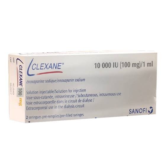 CLEXANE 100MG/ML 2 PREFILLED SYRINGES