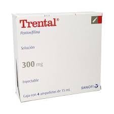 trental 300mg 15ml 5 amp
