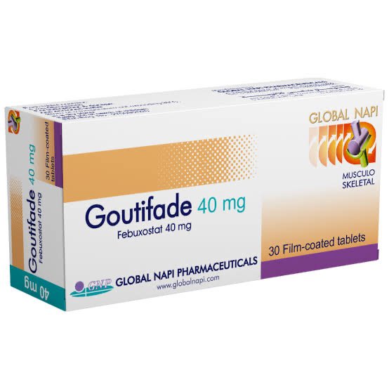 Goutifade 40Mg 30 Tablets