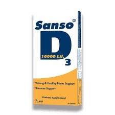 SANSO D3 10.000 I.U. 60 TABS. (N/A)