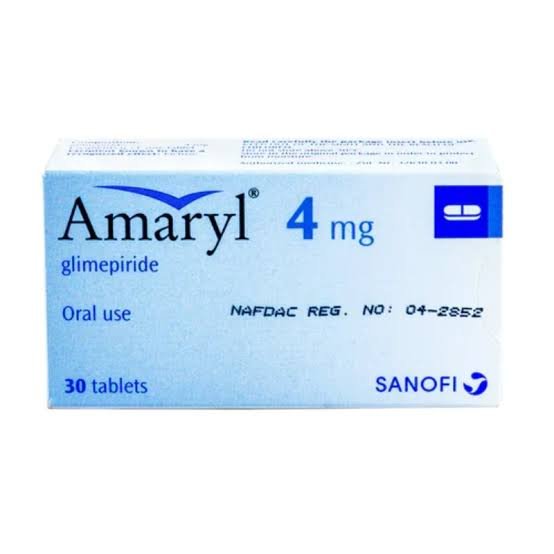Amaryl 4Mg 30 Tablets