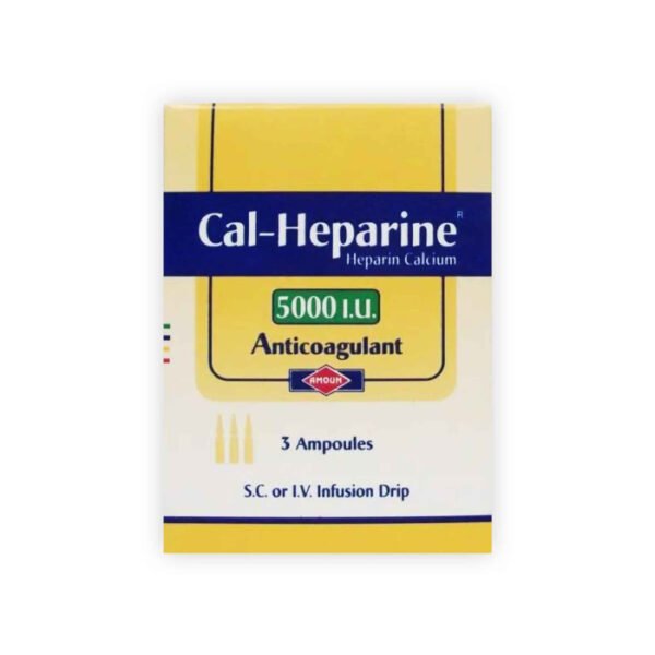 Cal Heparine 5000Iu 3 Ampoules