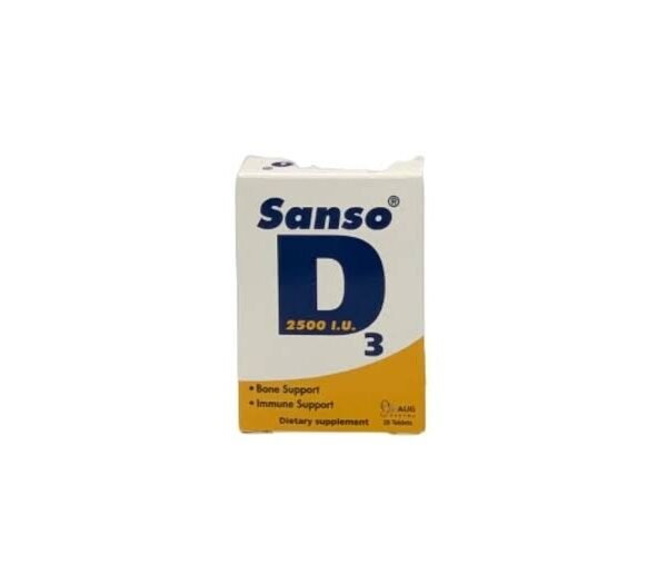 SANSO D3 2500 I.U. 28 TABS.