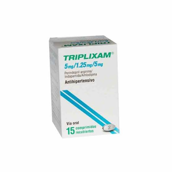 TRIPLIXAM 5/1.25/5MG 15 F.C.TABS.