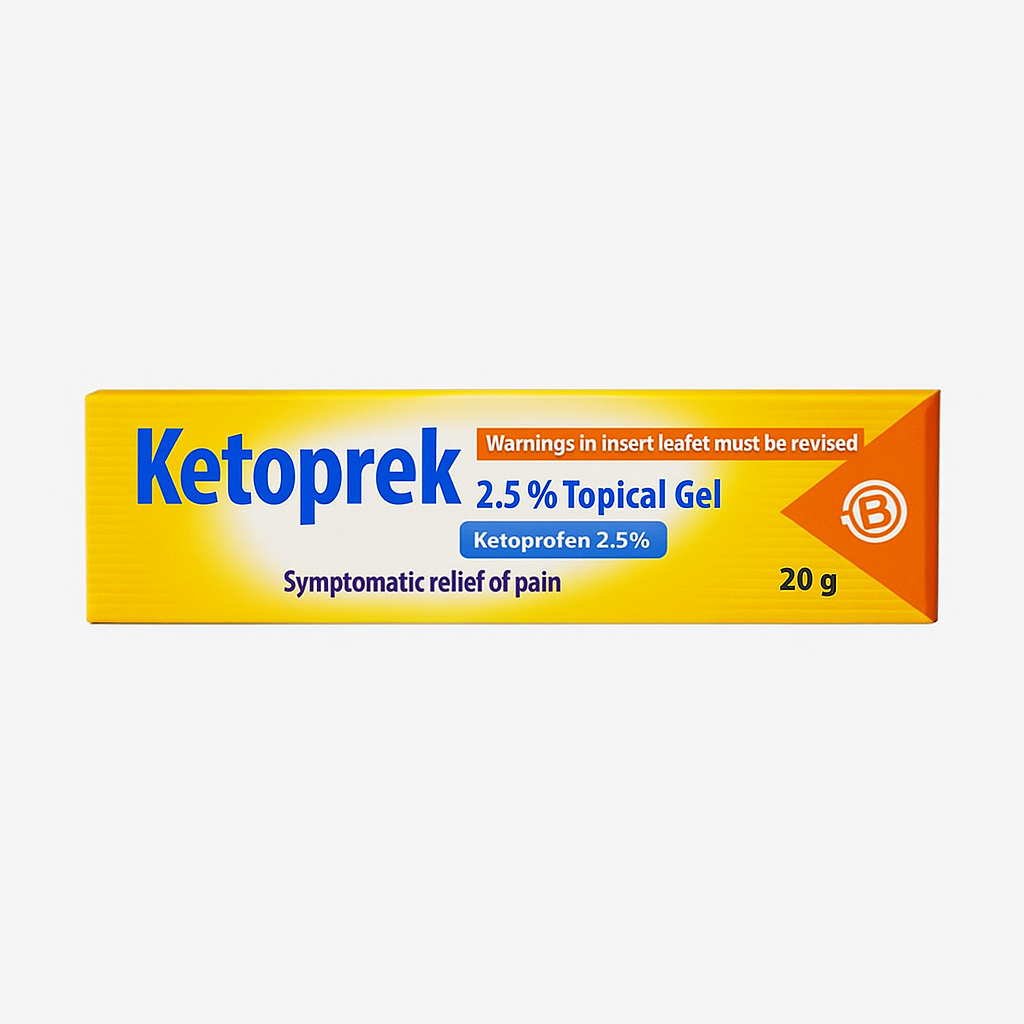 KETOPREK 2.5% TOPICAL GEL 20 GM