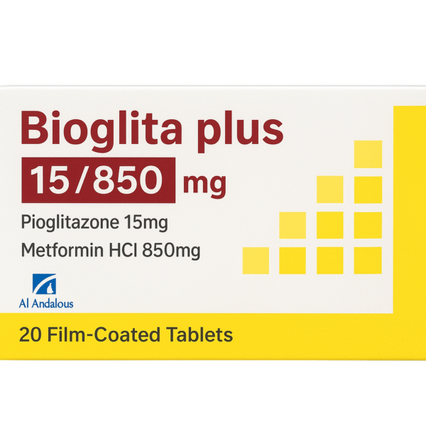 BIOGLITA PLUS 15/850MG 20 F.C.TABS. (N/A)