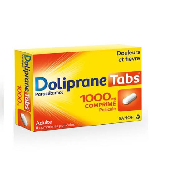 DOLIPRANE 1 GM 8 TABS. (N/A)