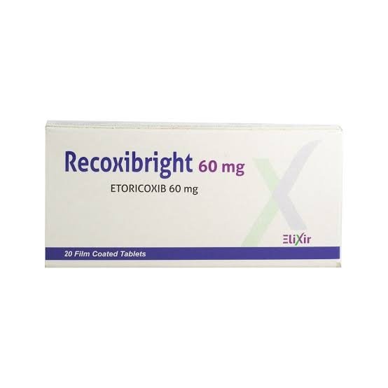 RECOXIBRIGHT 60 MG 20 F.C.TABS.