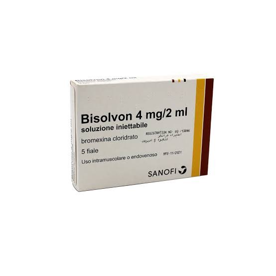 BISOLVON 4MG/2ML 5 AMPS.