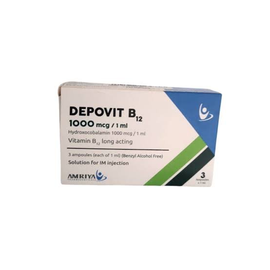 DEPOVIT B12-1000MCG/ML 3 I.M. AMPS