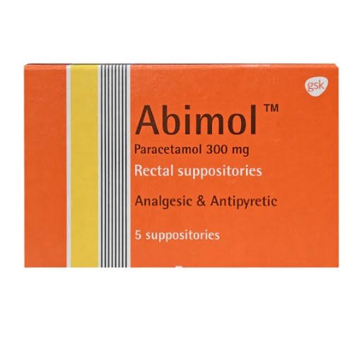 ABIMOL 300MG 5 RECTAL SUPP