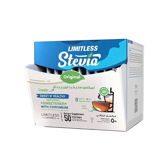 LIMITLESS STEVIA ORIGINAL 50 STICKS