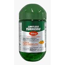 LIMITLESS TURMERIC 500 MG 60 CAPS.