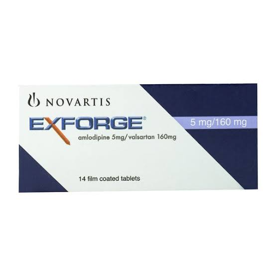 Exforge 5/160Mg 14 Tablets