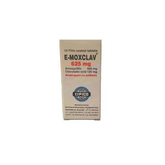 E-MOXCLAV 625MG 10 ТАВ.