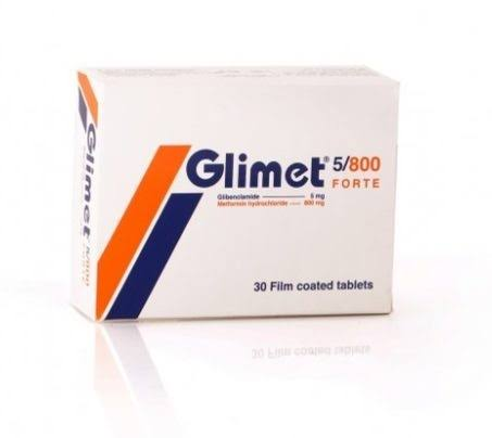 GLIMET FORTE 800/5 MG