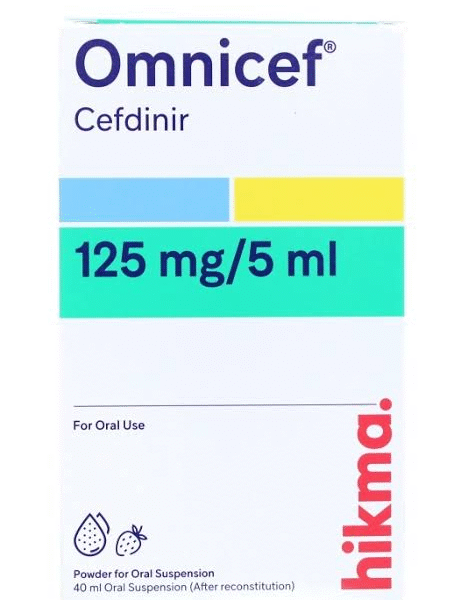 OMNICEF 125 MG/5 ML SYRUP 40 ML